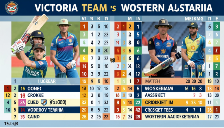 victoria cricket team vs western australia cricket team match scorecard